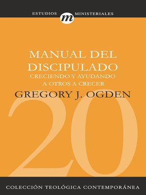 cover image of Manual del discipulado